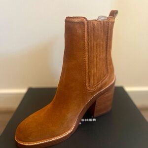 Marc Fisher Taupe Halida Boots Size 10. Never worn!